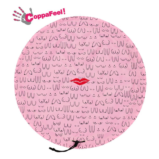 Donna May London SPECIAL EDITION Open Flat Makeup Bag Proudly Supporting CoppaFeel!