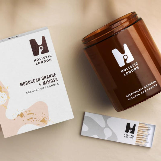 Holistic London - Orange + Mimosa Candle - Shop at Counter Culture Store