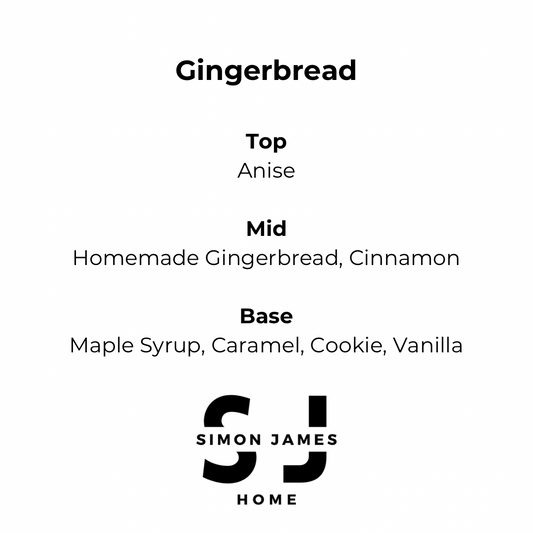 Simon James Home - Gingerbread Handmade Soy Wax Candle