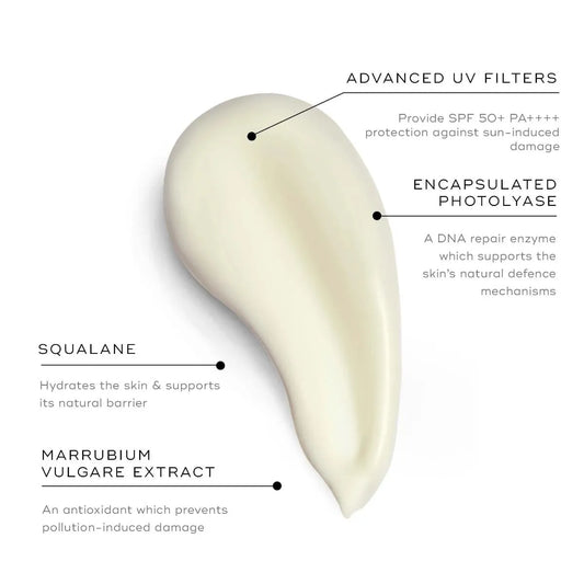 Medik8 Advanced Day Ultimate Protect - image showing product smudge and key benefits