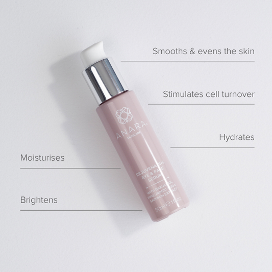Anara Skincare Rejuvenating Eye & Face Serum - Hydrates, Brightens, Firms, Smooths