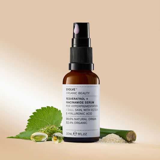 Evolve Organic Beauty Resveratrol + Niacinamide Serum 30ml