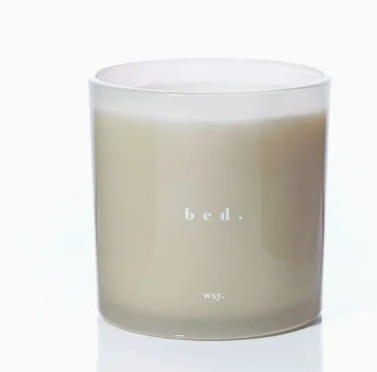 wxy. Bed Warm Musk + Black Vanilla Candle King Size 1.5kg