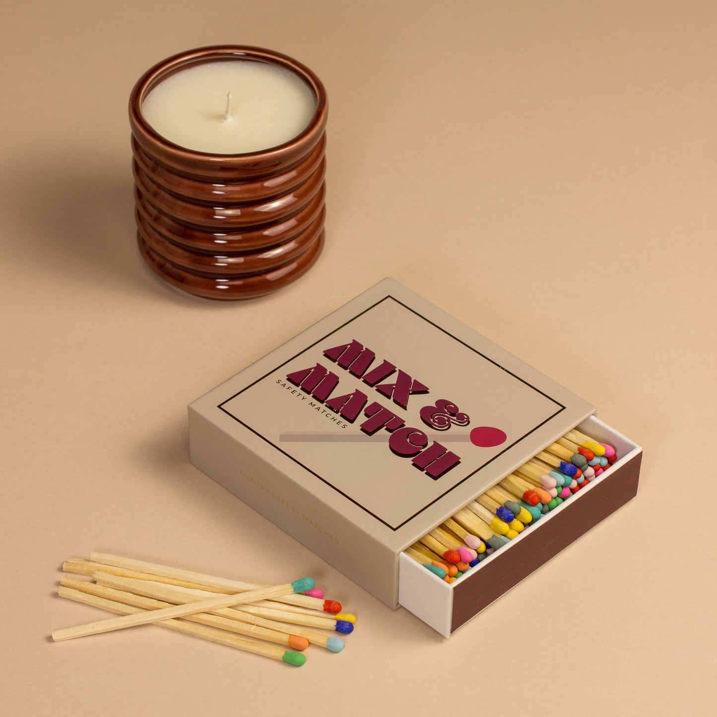Zesty Lemons Kiln Mix and Match Luxury Matches