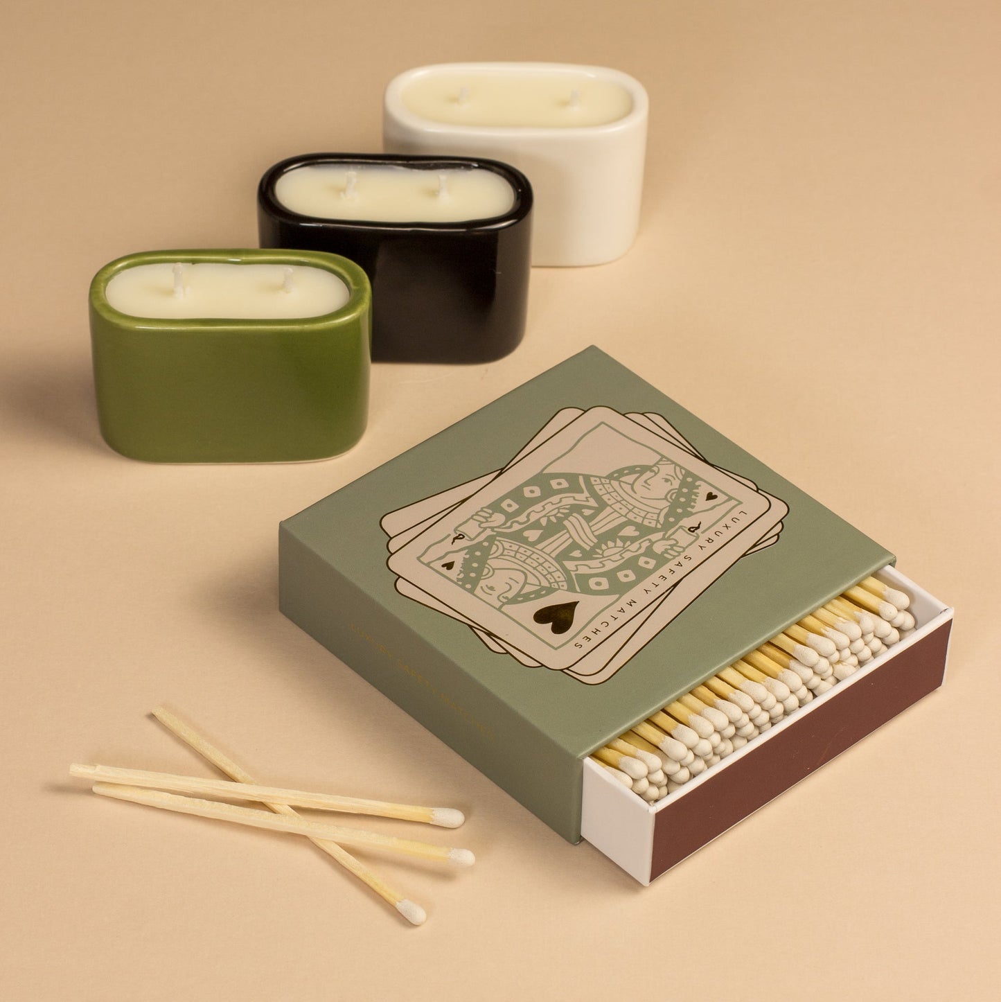 Zesty Lemons Queen of Hearts Luxury Matches