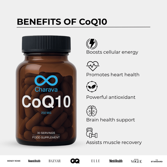 Charava UK - CoQ10 - Ubiquinone Coenzyme Q10 250mg