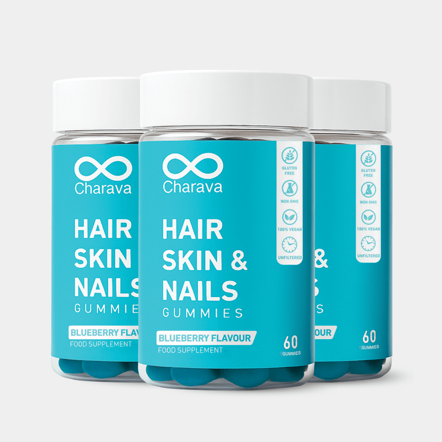 Charava UK - Hair, Skin & Nails Gummies