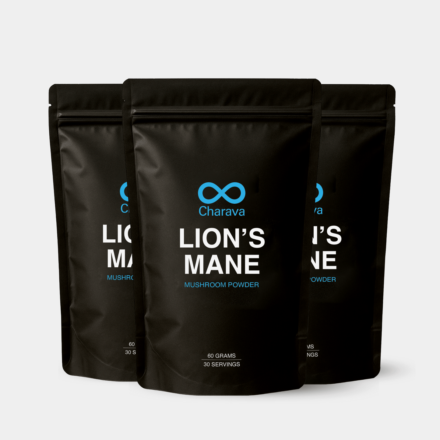 Charava UK - Lion's Mane Powder - 60 Grams - 30 Servings