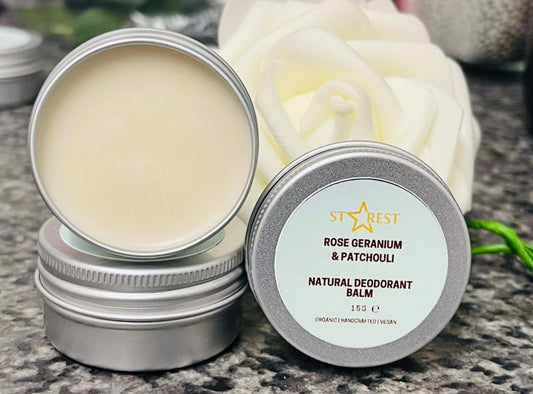 Starest - Rose Geranium and Patchouli Deodorant Balm