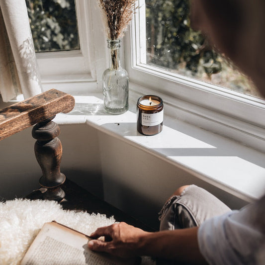 Hobo+Co - Glass Jar Raspberry and Peppercorn Candle