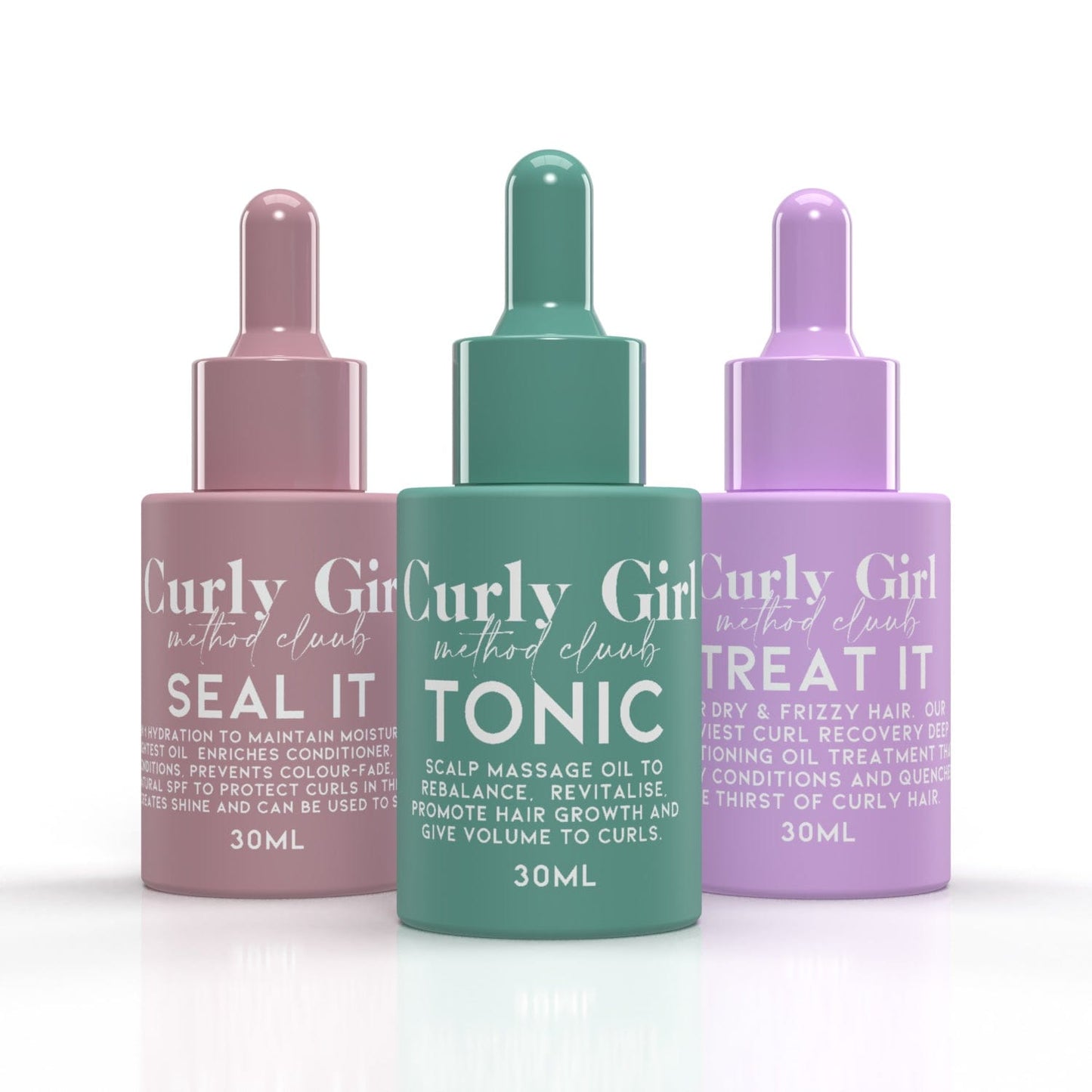Curly Girl Triple Threat Oil Trio