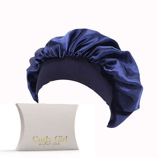 Curly Girl Satin Sleep Cap Wide Secure Head Band