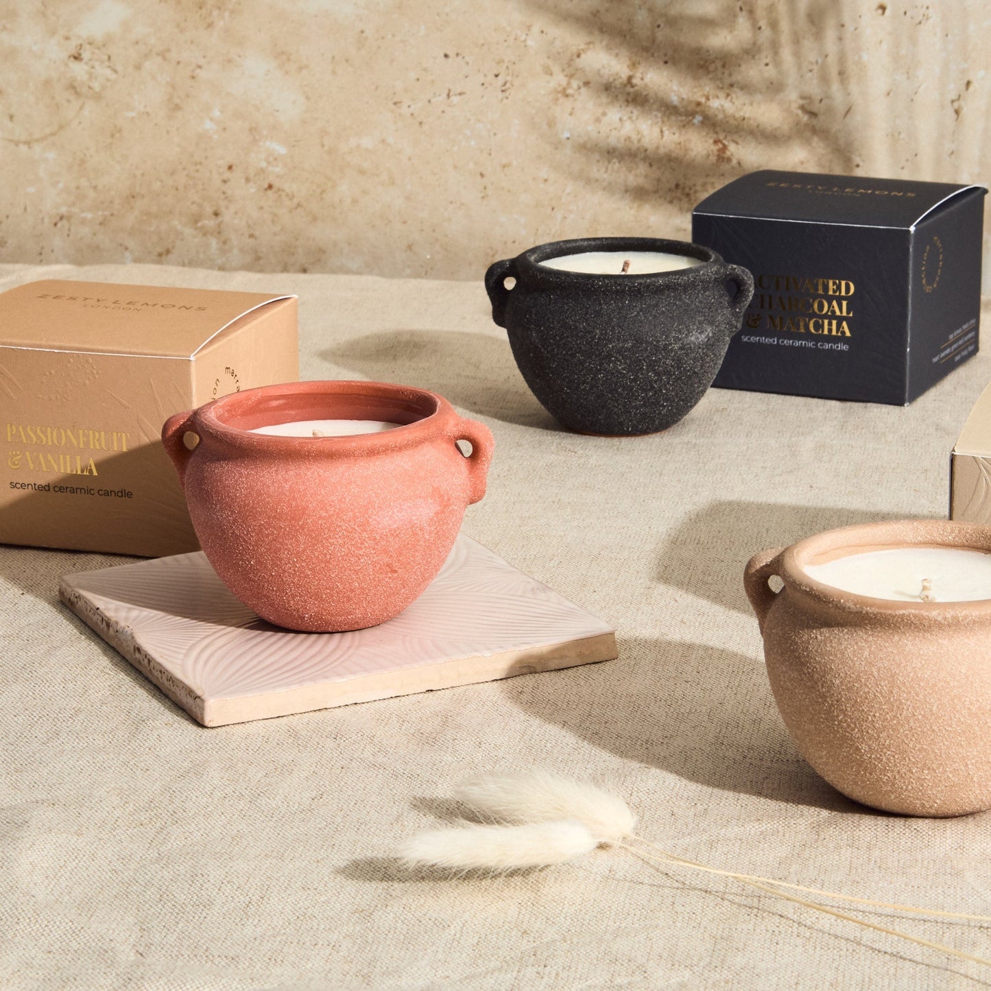 Zesty Lemons Marrakesh Terracotta Pottery Candle - Passionfruit & Vanilla