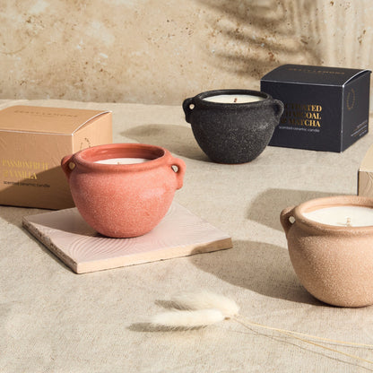 Zesty Lemons Marrakesh Terracotta Pottery Candle - Passionfruit & Vanilla
