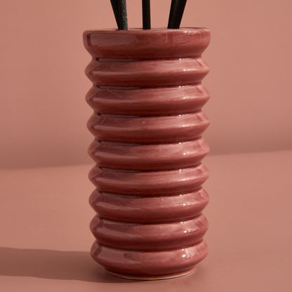 Zesty Lemons Contemporary Kiln Burgundy Diffuser