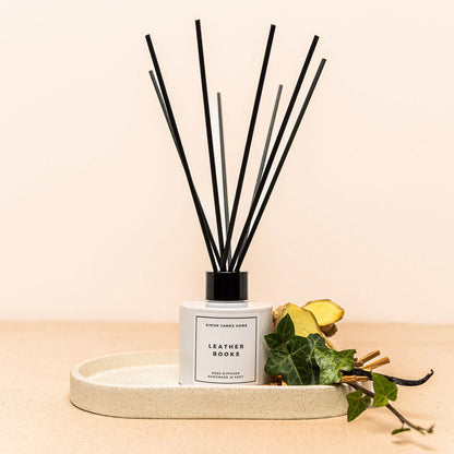 Simon James Home - Leather Books Reed Diffuser