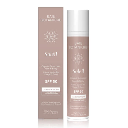 Baie Botanique - Organic Mineral Face and Body Sunscreen SPF 50