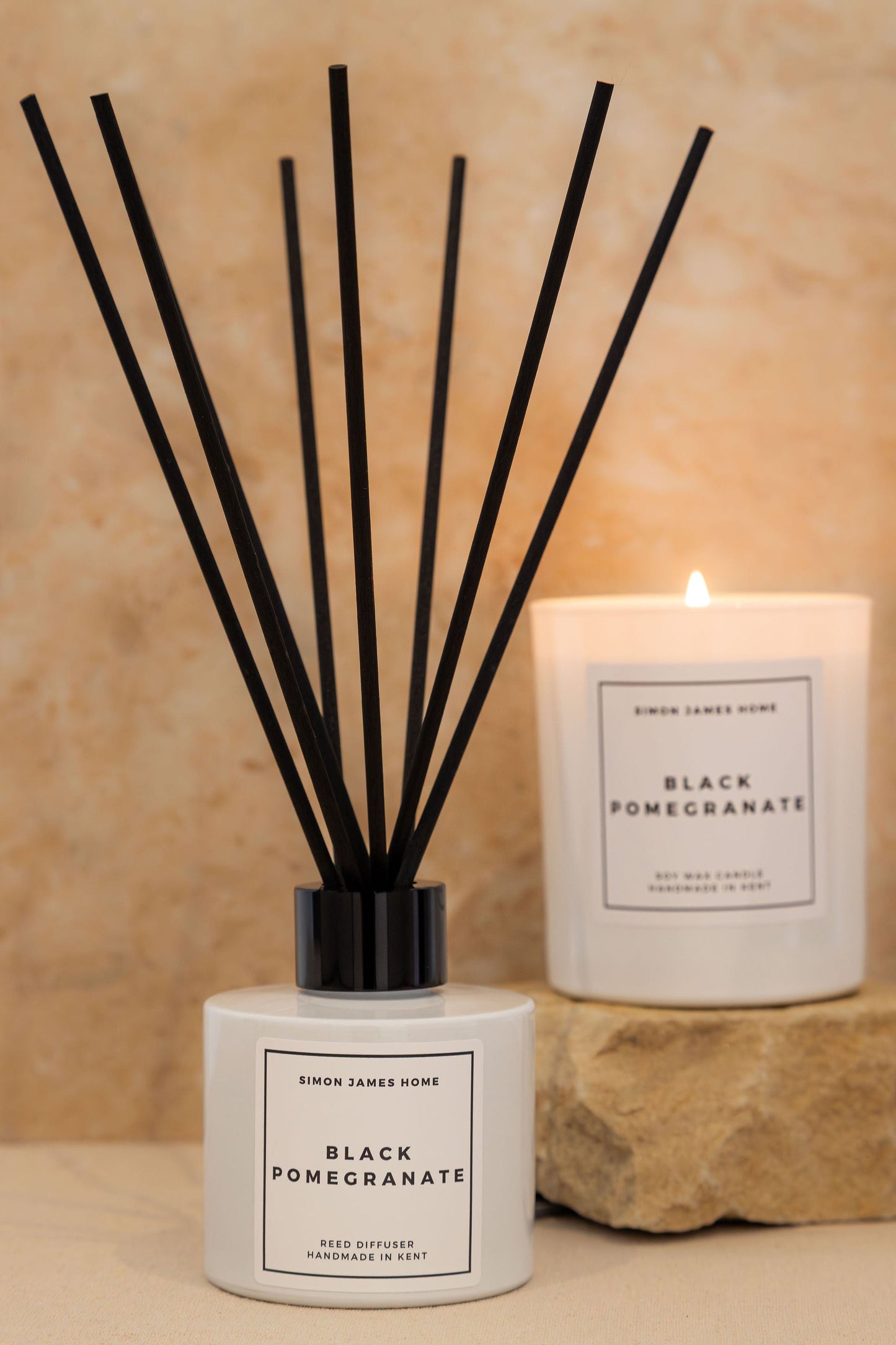 Simon James Home - Black Pomegranate Reed Diffuser