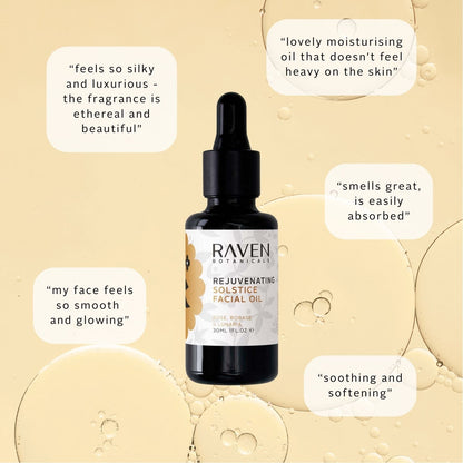 Raven Botanicals Solstice Rejuvenating Facial Oil 30ml