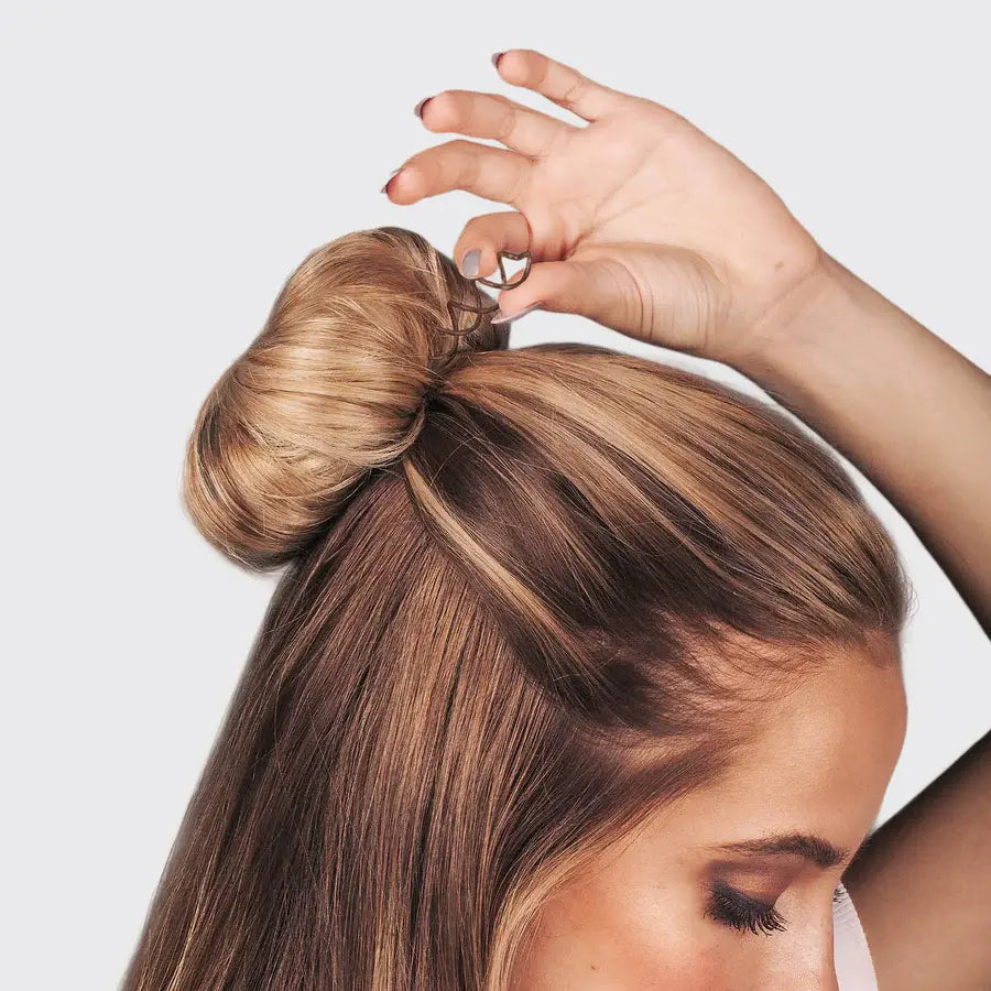 Kitsch Brown Bun Twist 3pc set