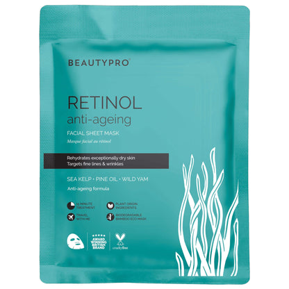 Beauty Pro Retinol Facial Sheet Mask
