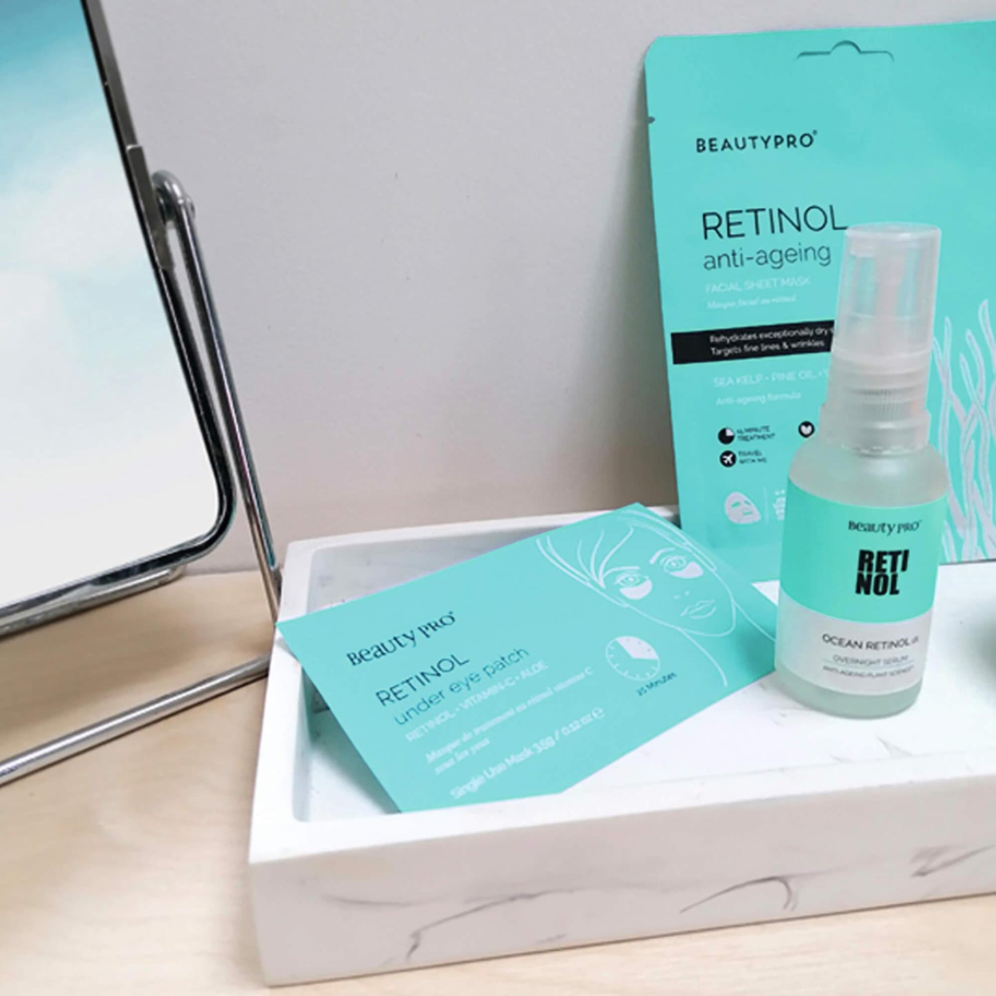Beauty Pro Retinol Facial Sheet Mask