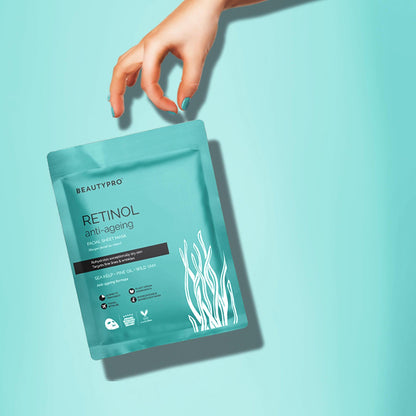 Beauty Pro Retinol Facial Sheet Mask