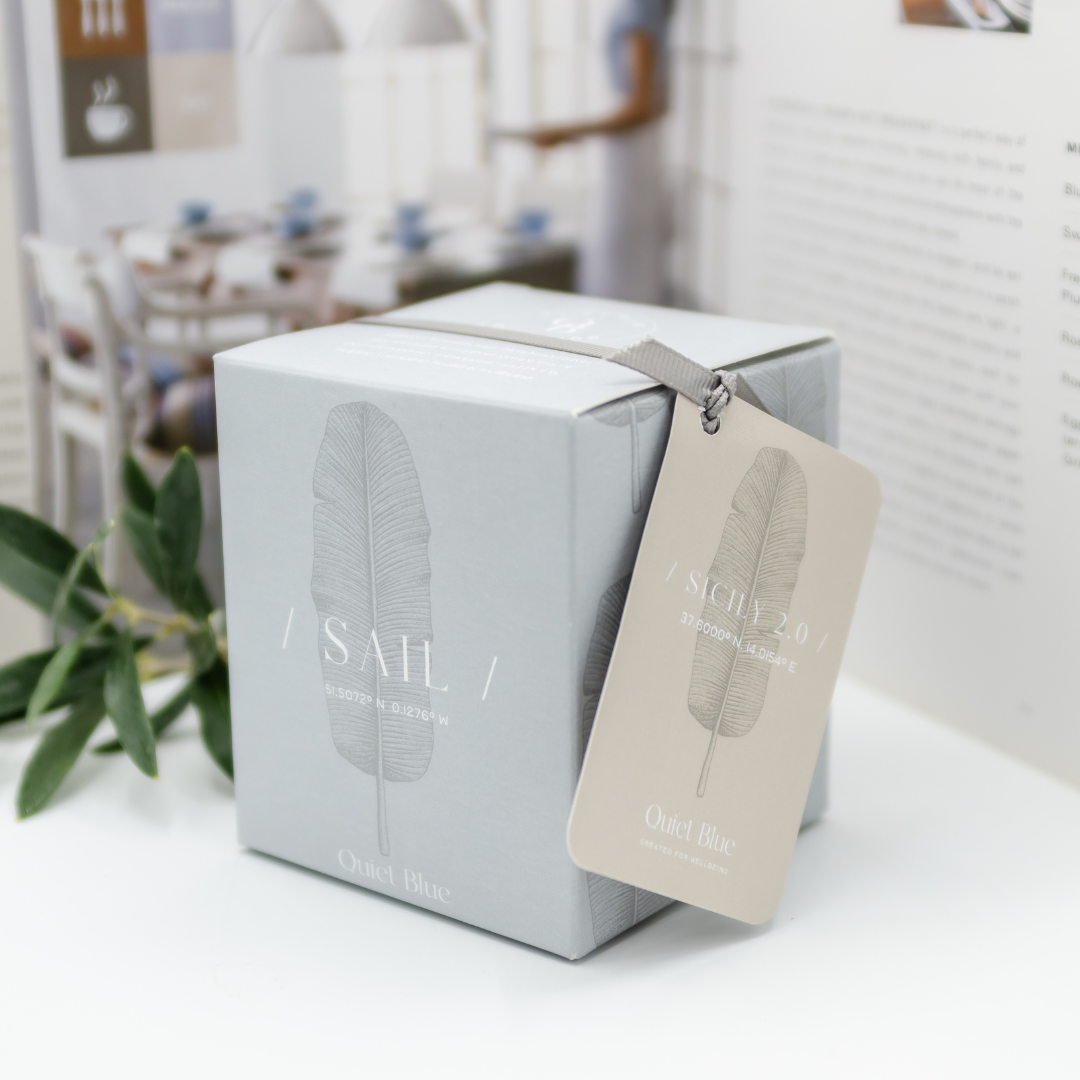 Quiet Blue SICILY 2.0 Neroli + Petitgrain Wellbeing Candle