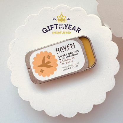 Raven Botanicals Botanical Lip Balm - Sweet Orange & Grapefruit 20ml
