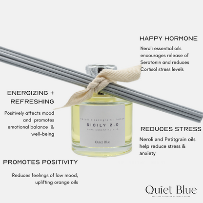 Quiet Blue SICILY 2.0 Reed Diffuser