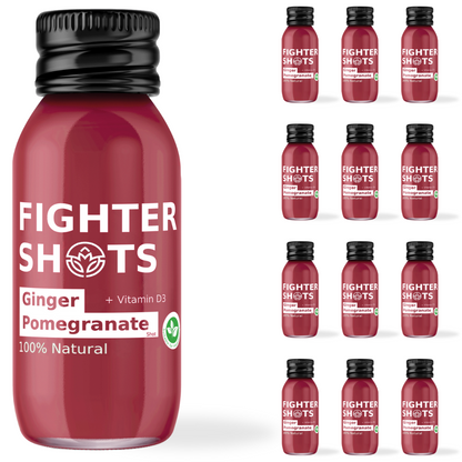 Fighter Shots Ginger + Pomegranate Shot + Vitamin D