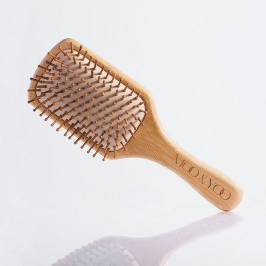 Moo&You Bamboo Paddle Brush