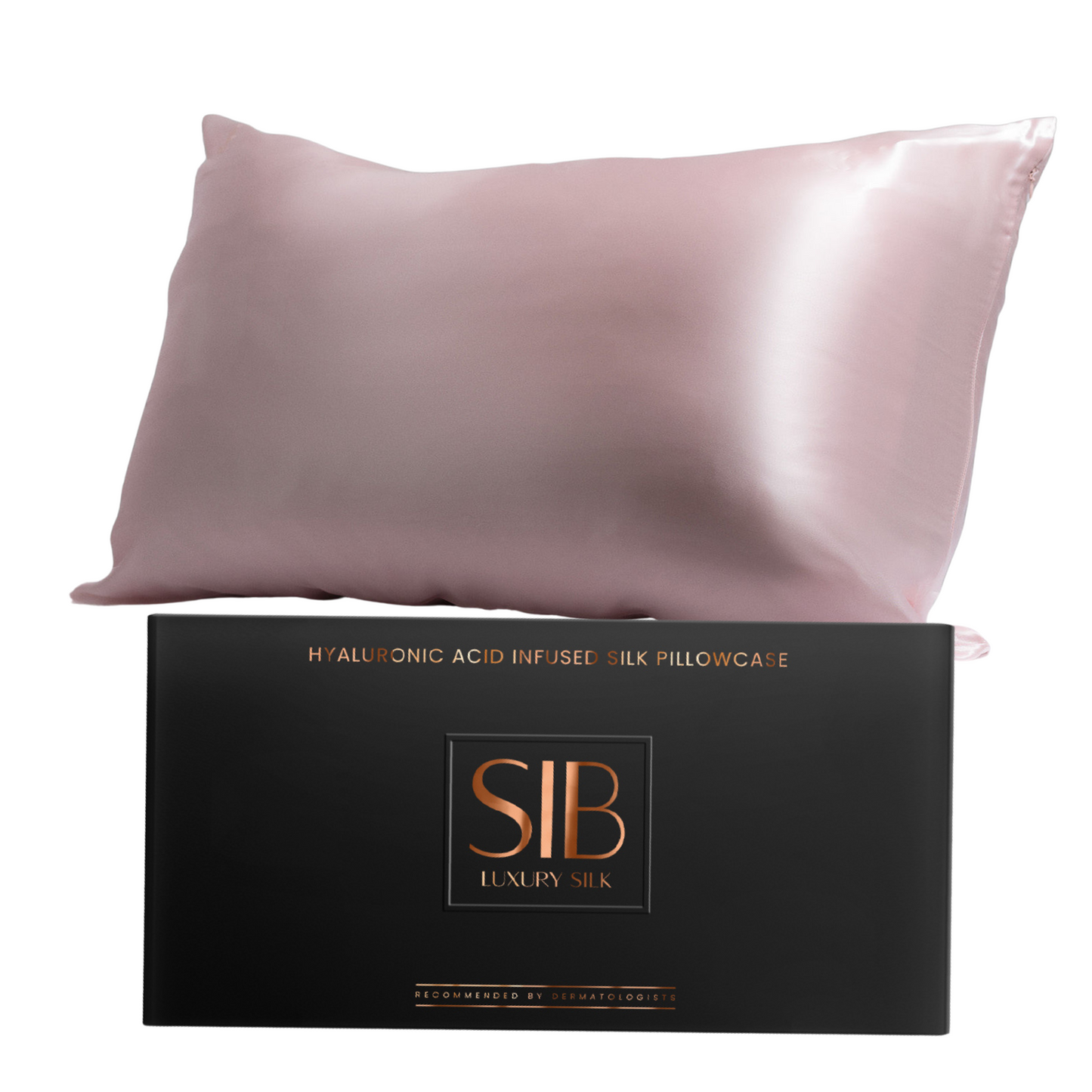 SIB® Hyaluronic Acid Infused Silk Pillowcase