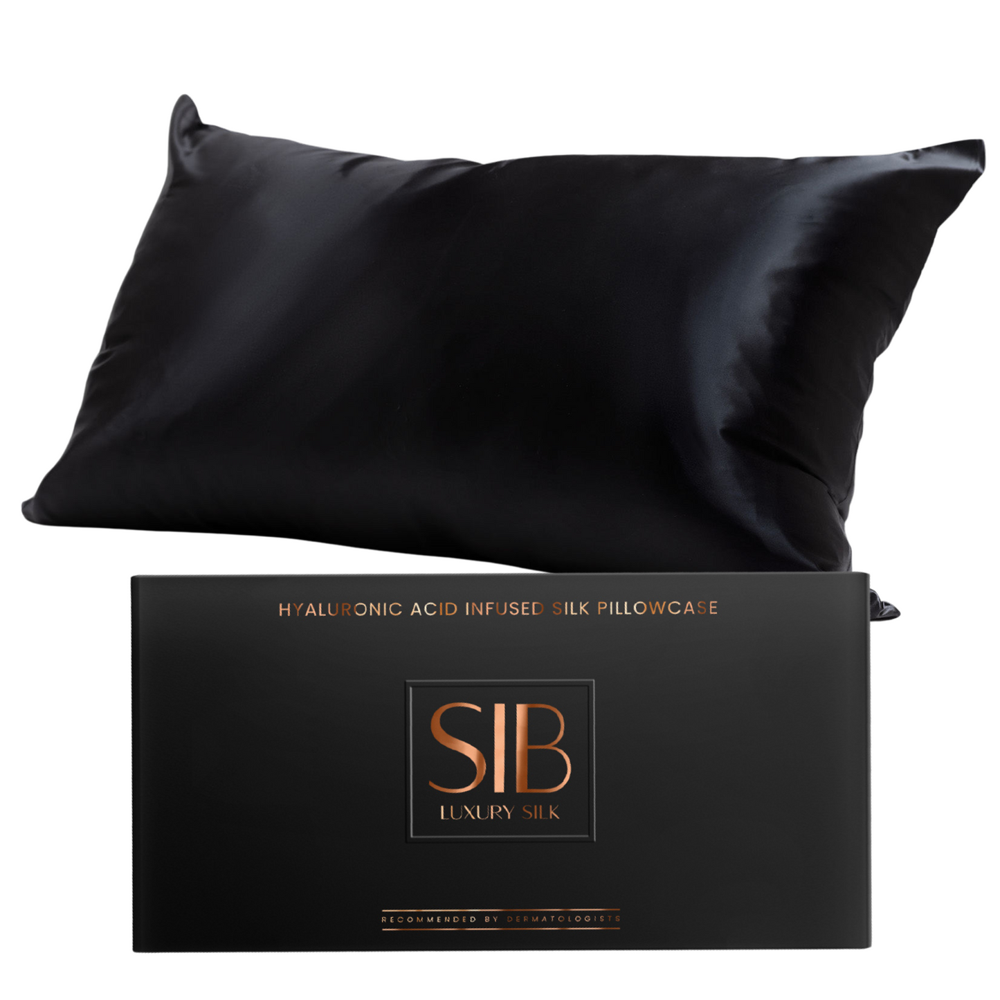 SIB® Hyaluronic Acid Infused Silk Pillowcase