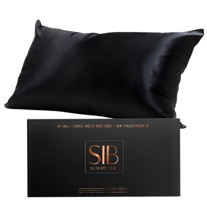 SIB® Hyaluronic Acid Infused Silk Pillowcase