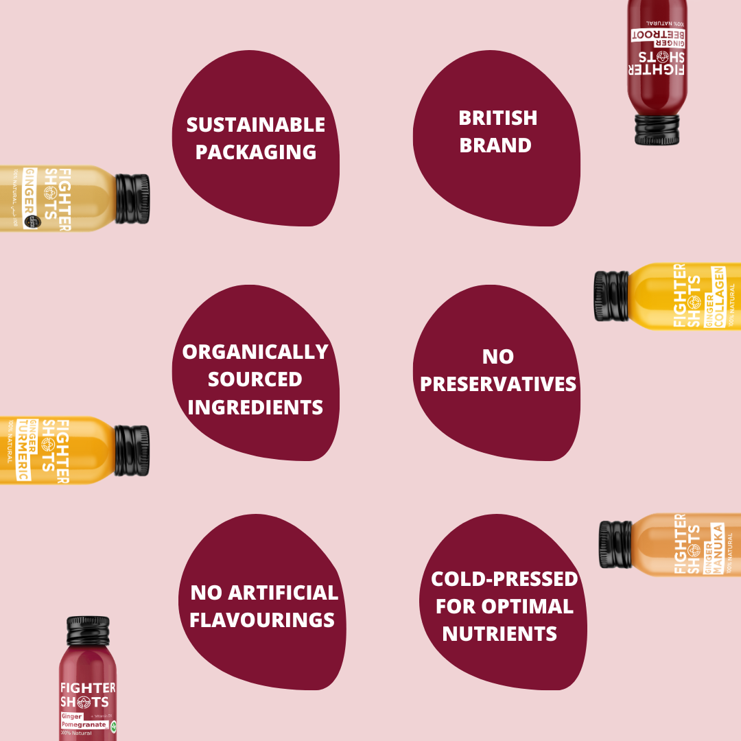 Fighter Shots Ginger + Pomegranate Shot + Vitamin D
