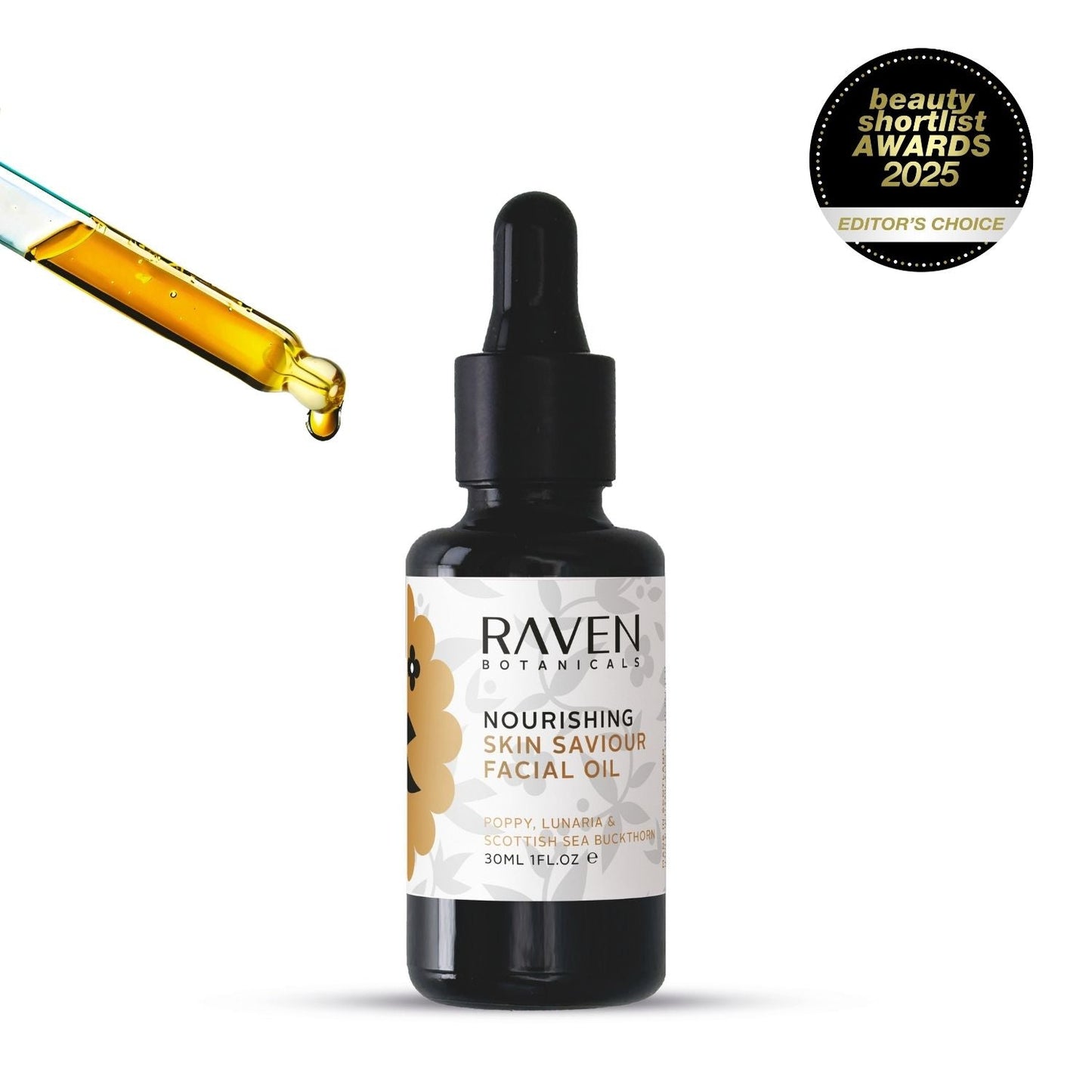 Raven Botanicals Skin Saviour Nourishing Facial Oil 30ml