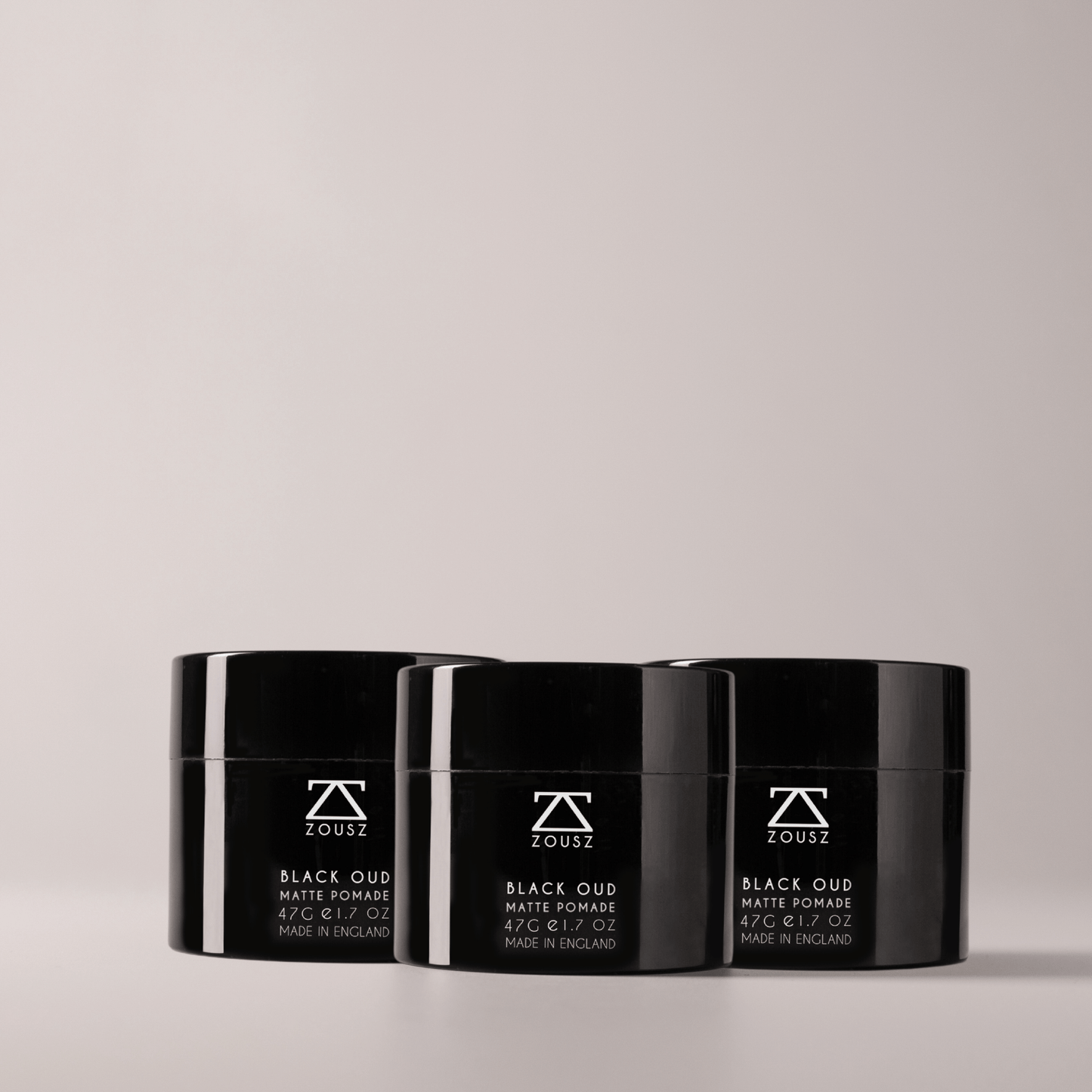 ZOUSZ Black Oud Matte Pomade for Men