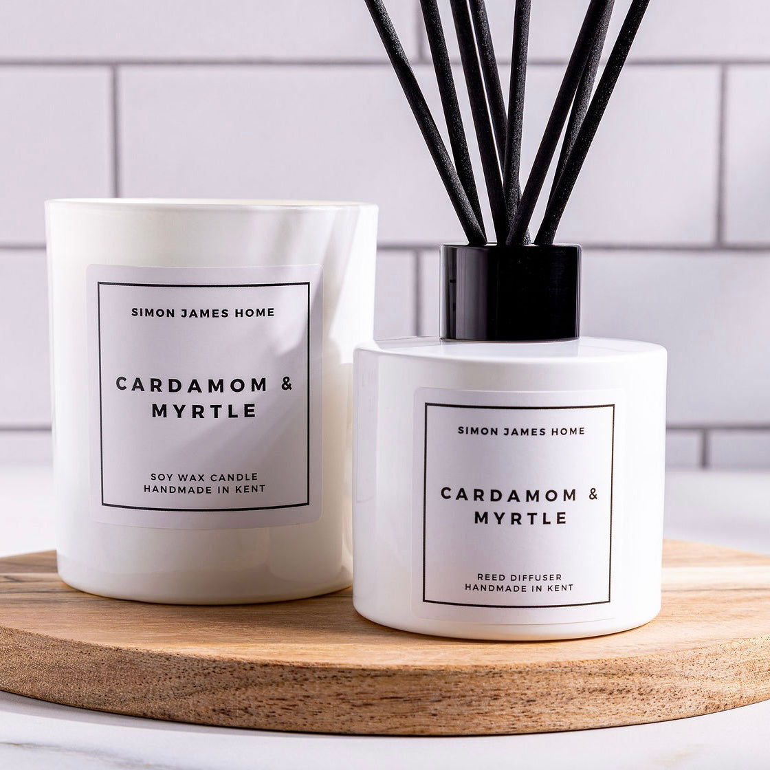Simon James Home - Cardamom & Myrtle Reed Diffuser