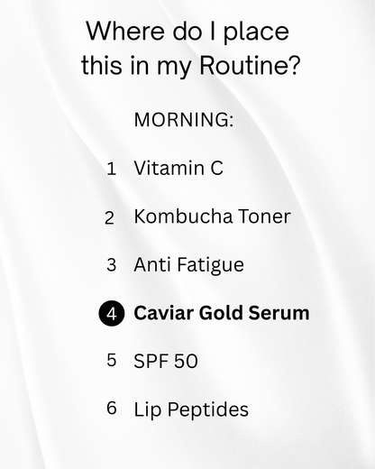 Real Beauty London - Caviar Gold Peptide Face Serum