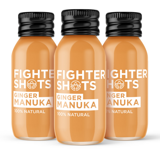 Fighter Shots Ginger + Manuka Honey 12x 60ml