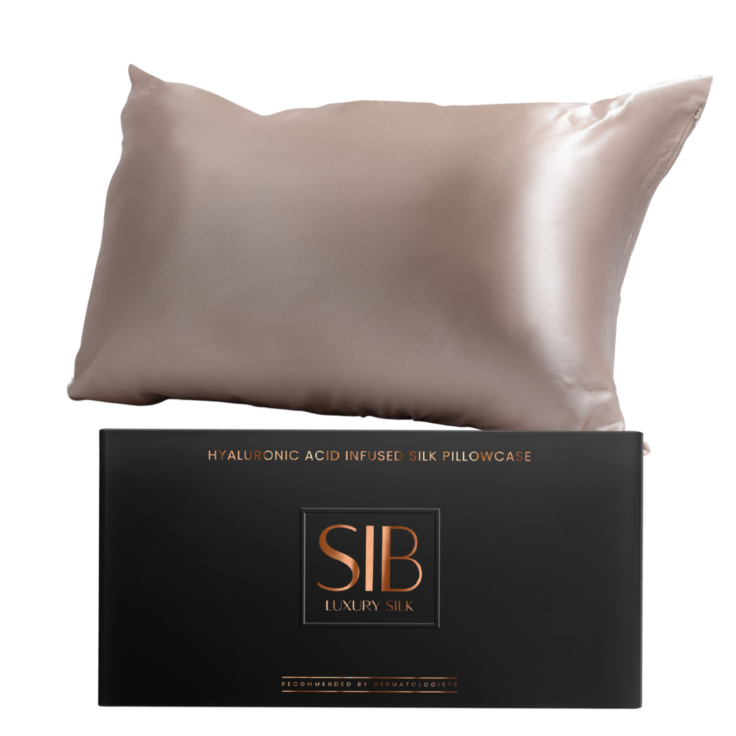 SIB® Hyaluronic Acid Infused Silk Pillowcase