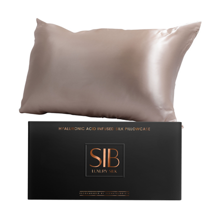 SIB® Hyaluronic Acid Infused Silk Pillowcase
