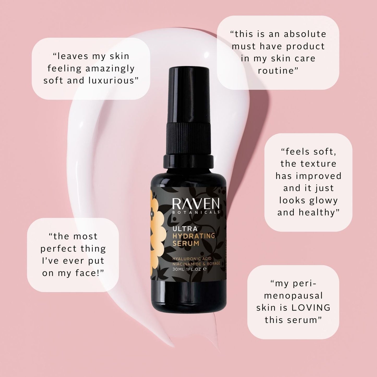 Raven Botanicals Ultra Hydrating Serum 30ml
