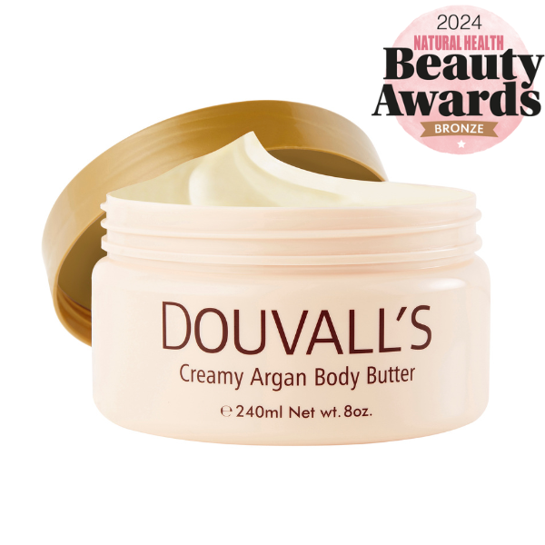 Douvall's Beauty - Organic Creamy Argan Body Butter Unscented 240ml