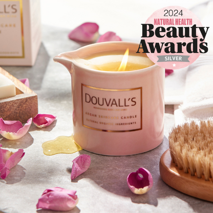 Douvall's Beauty - Organic Argan Skincare Candle, Forbidden Spices 180g