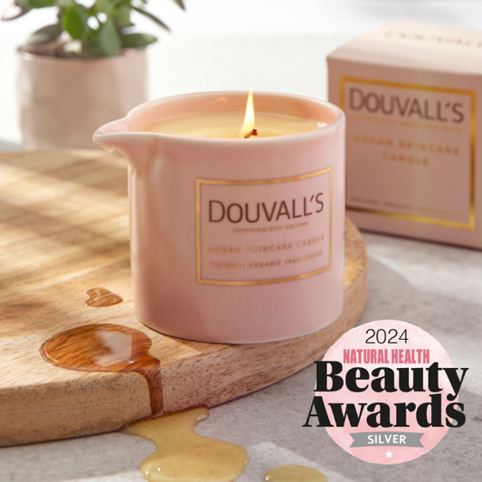 Douvall's Beauty -  Argan Massage Candle - Orangery Orchard 180g