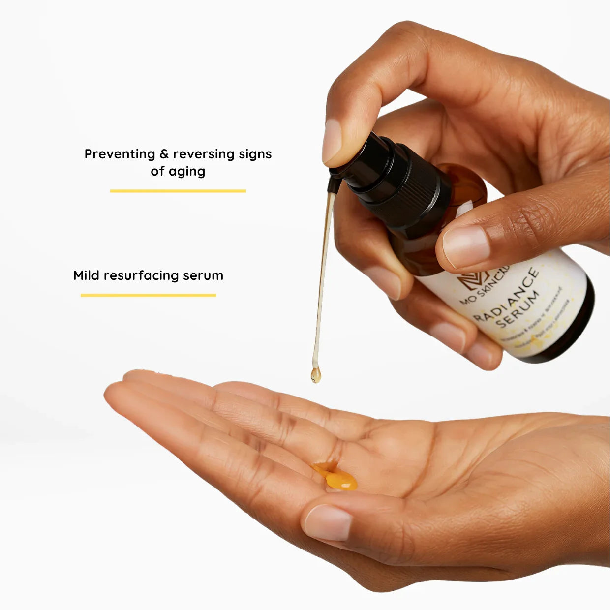 MG Skincare - RADIANCE SERUM WITH PLANT BASED VITAMIN C & A + HYALURONIC ACID.