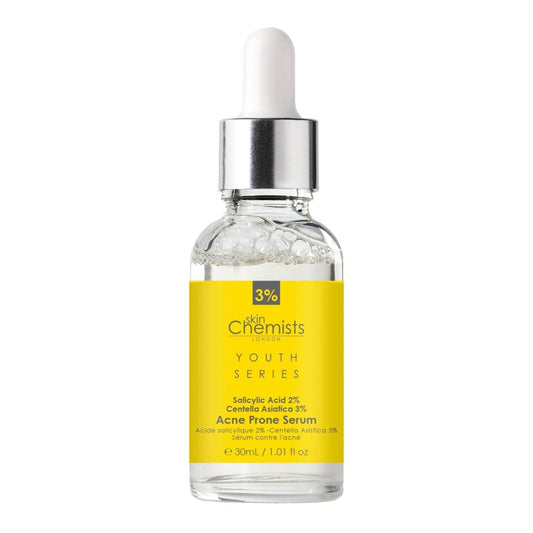 skinChemists Acne Prone Serum Salicylic Acid 2%, Centella Asistica 3% 30ml