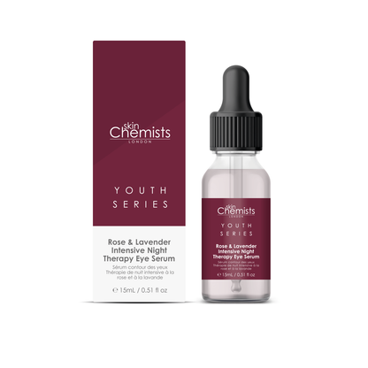 skinChemist Rose And Lavender Intensive Night Therapy Eye Serum 15ml